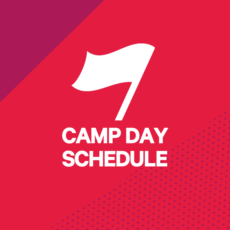 Camp Day Schedule